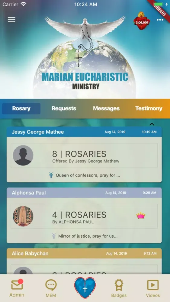 Marian Eucharistic Ministry應用截圖