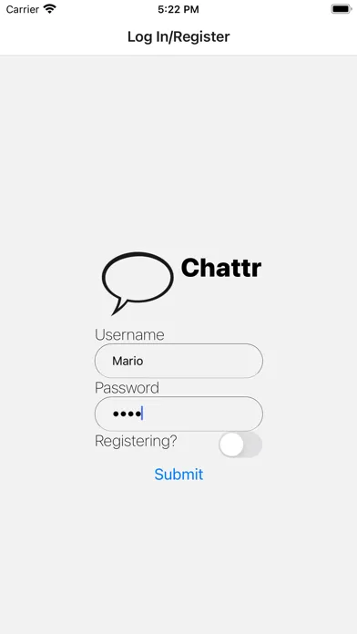 Tangkapan layar Chattr Messaging