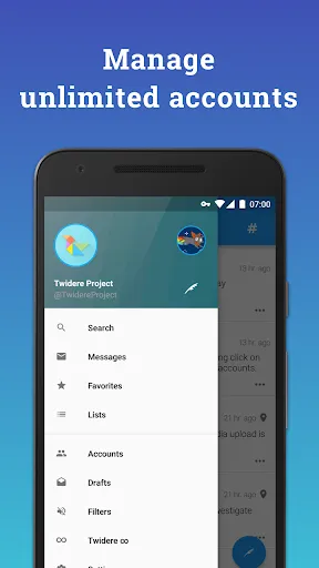 Twidere for Twitter/Mastodon Screenshots