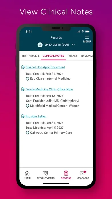 Скриншоты My Marshfield Clinic