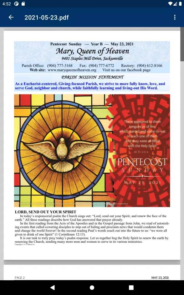 Mary, Queen of Heaven Catholic应用截图