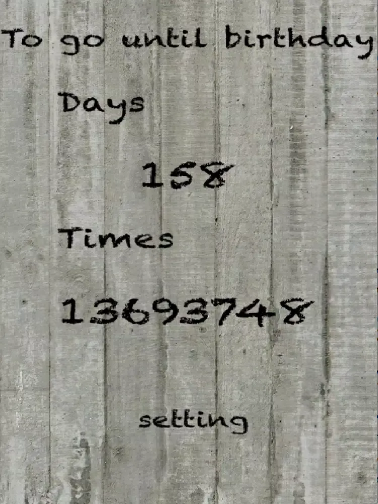 Capturas de pantalla de remaining number of days iPad 