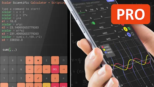 Tangkapan skrin Scientific Calculator Scalar
