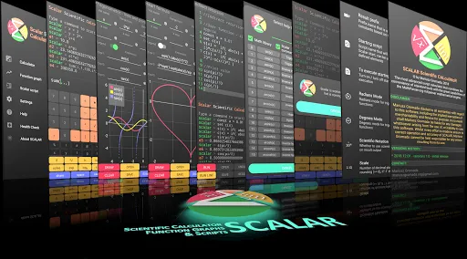 Tangkapan skrin Scientific Calculator Scalar