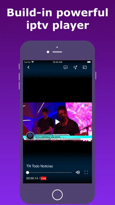 Скриншоты XcastIPTV