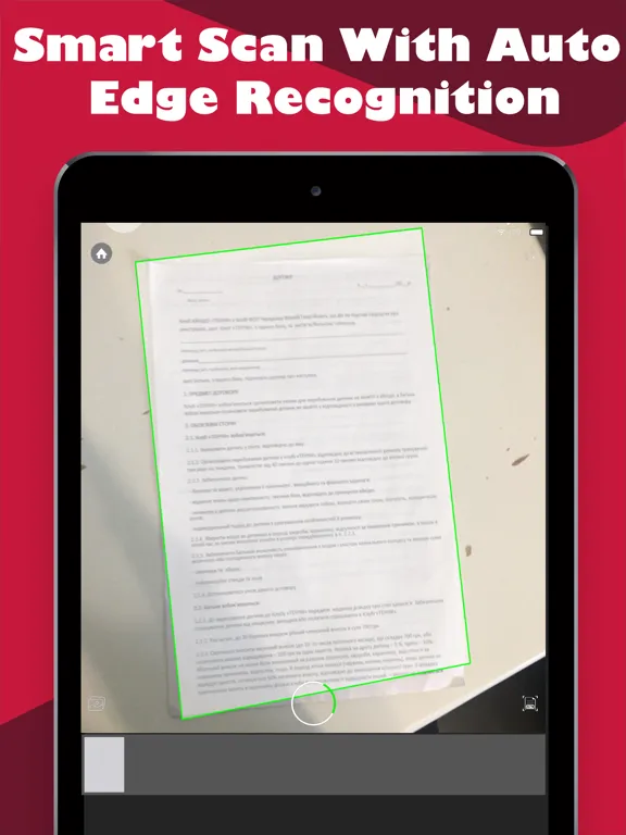 Document Scanner .. iPad  Screenshots