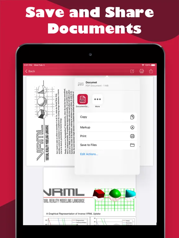Document Scanner .. iPad  Screenshots