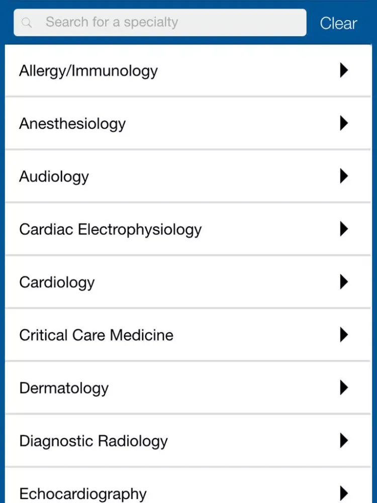 MBHS Doctors iPad 应用截图