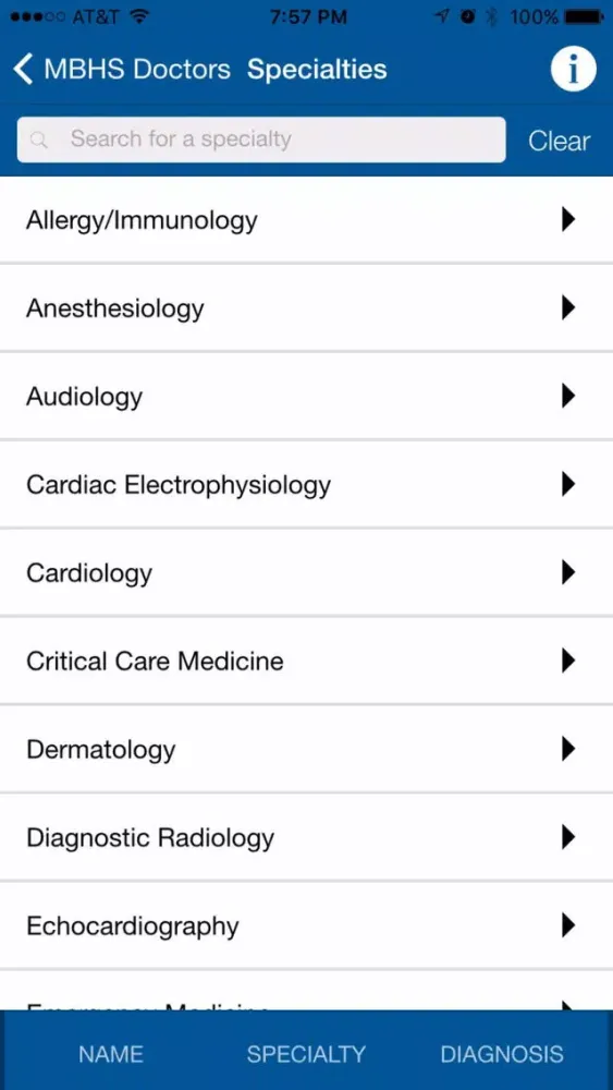 MBHS Doctors应用截图