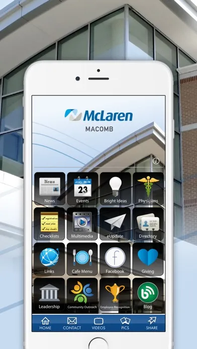 Tangkapan skrin McLaren Macomb