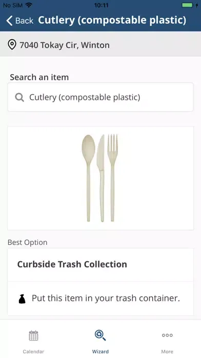 Zrzuty ekranu Merced Co Waste/Recycling Info