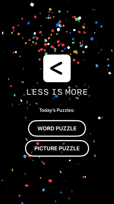 Zrzuty ekranu Less is More: Daily Word Game