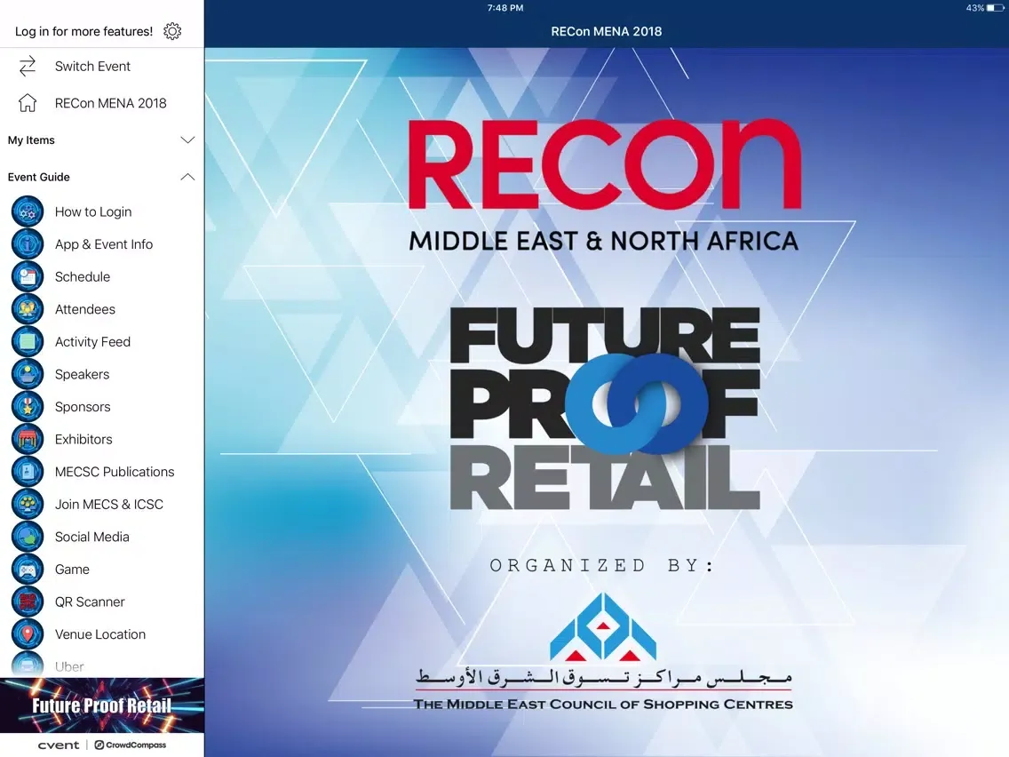 Retail Congress MENA iPad  スクリーンショット