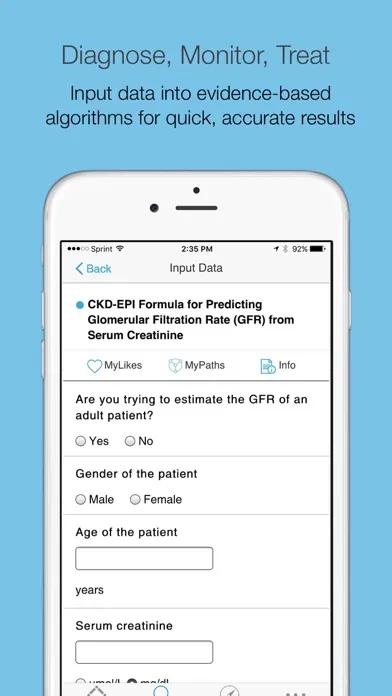Medical Calculators Algorithms Ekran Görüntüleri