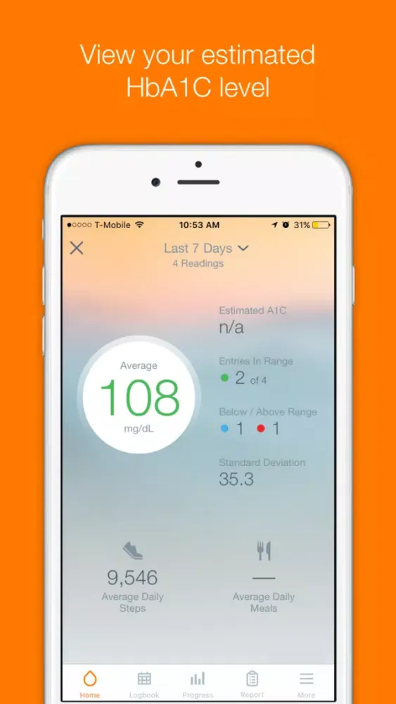 Sugar Sense Diabetes App スクリーンショット