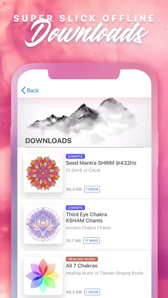 Capturas de pantalla de 7Chakras by MeditativeMind®