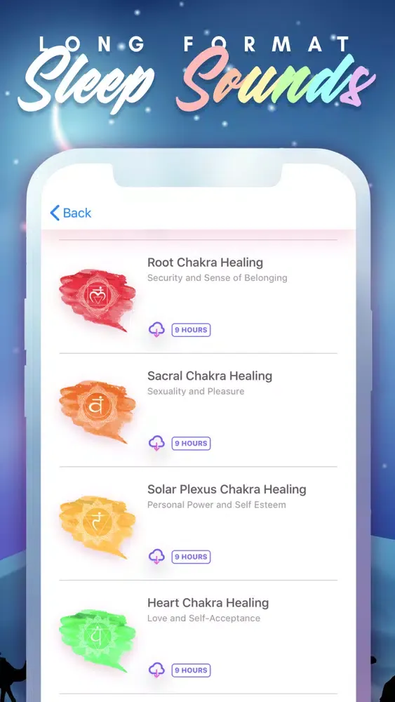 Capturas de pantalla de 7Chakras by MeditativeMind®