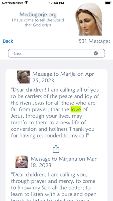 Ảnh chụp màn hình của Medjugorje