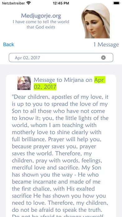 Ảnh chụp màn hình của Medjugorje