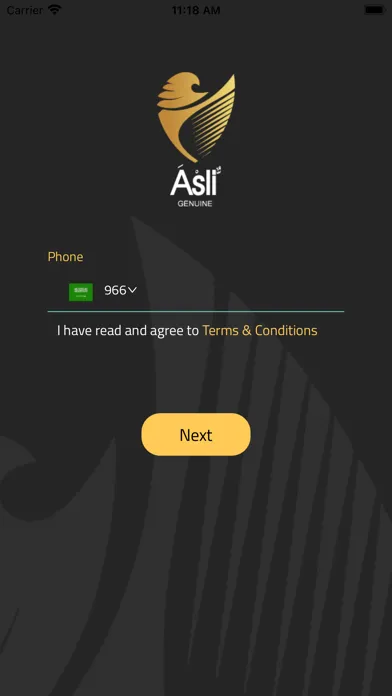Capturas de tela do Asli App