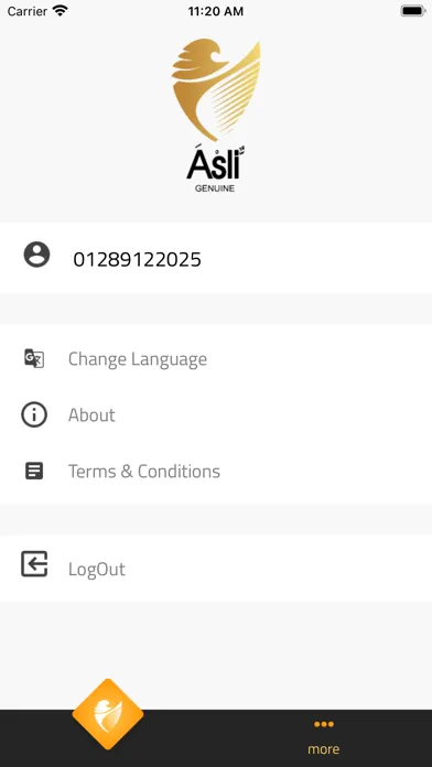 Capturas de tela do Asli App