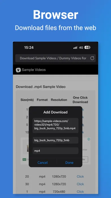 Screenshot di FoxFm : Browser, Manager