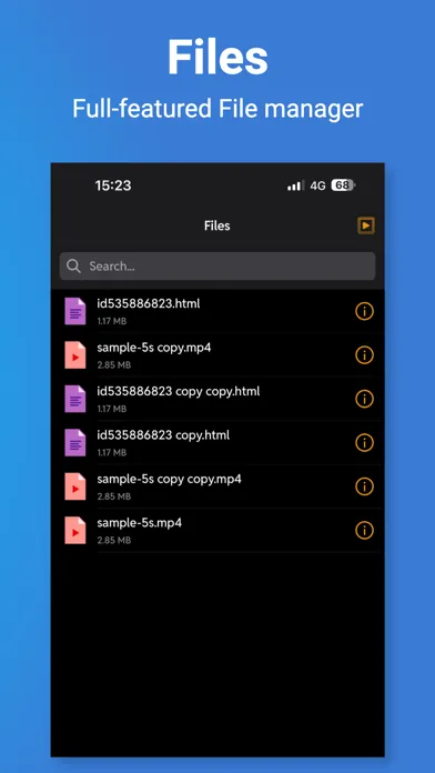 Screenshot di FoxFm : Browser, Manager