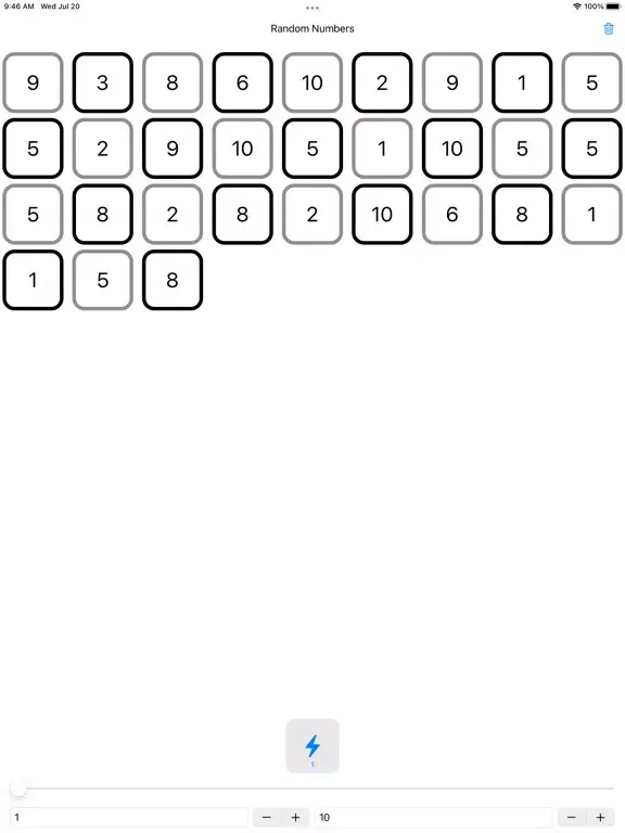 Screenshot di Rando Numbers iPad 