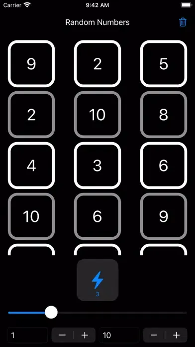Screenshot di Rando Numbers