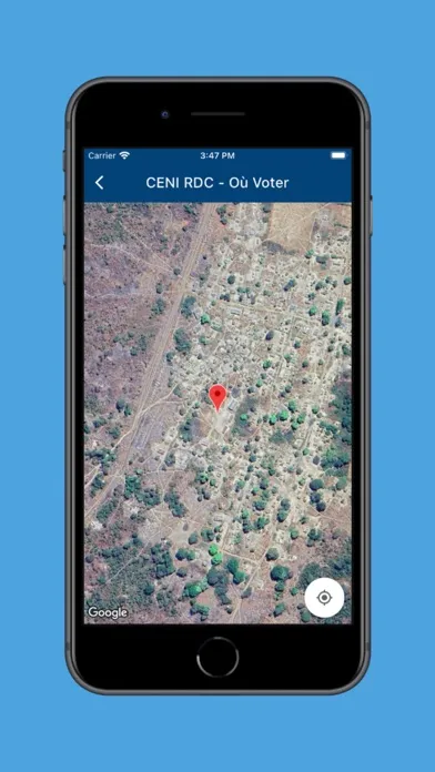 Captures d'écran de CENI RDC Mobile