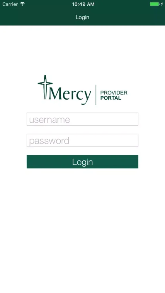Capturas de pantalla de Mercy Provider Portal