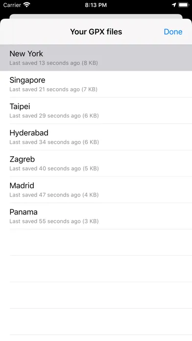 تصاویر Open GPX Tracker