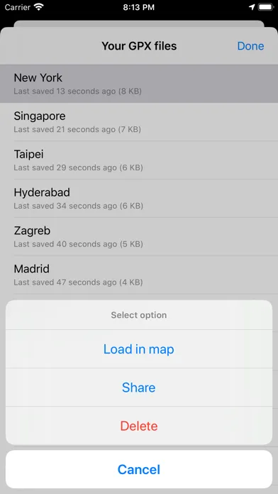 تصاویر Open GPX Tracker