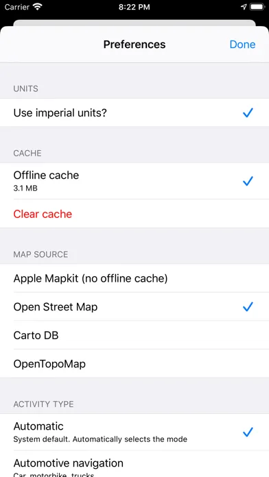 تصاویر Open GPX Tracker