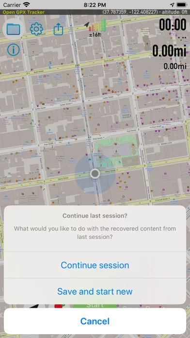 تصاویر Open GPX Tracker