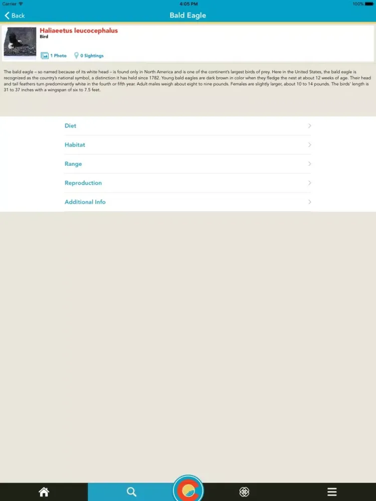WildCO - Explore and Document Colorado Wildlife iPad  Screenshots