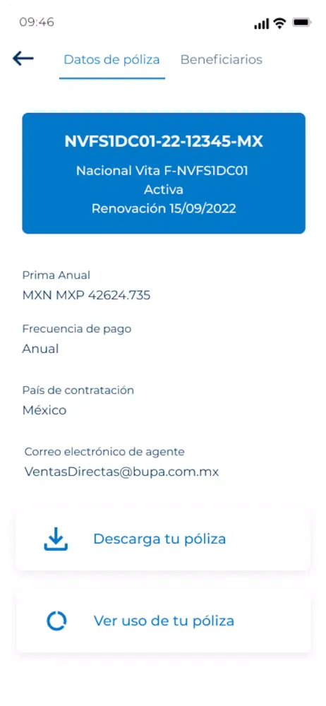 Bupa Mexico স্ক্রিনশট