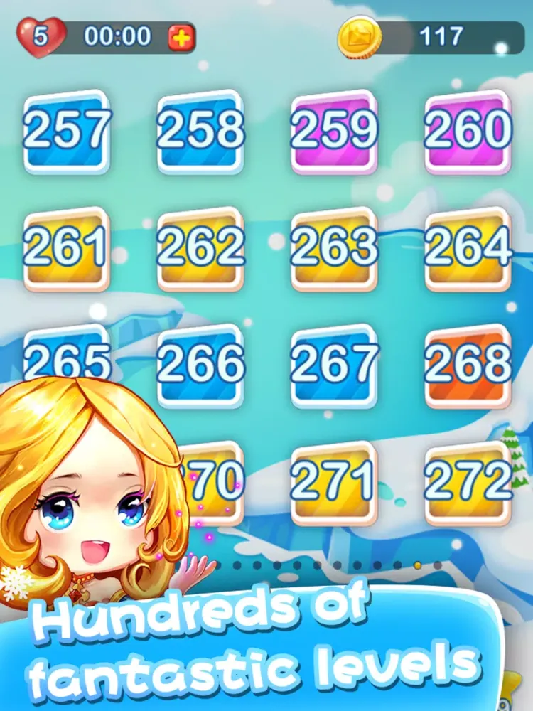 Capturas de tela do Frozen Pop Fun - Match 3 Games iPad 