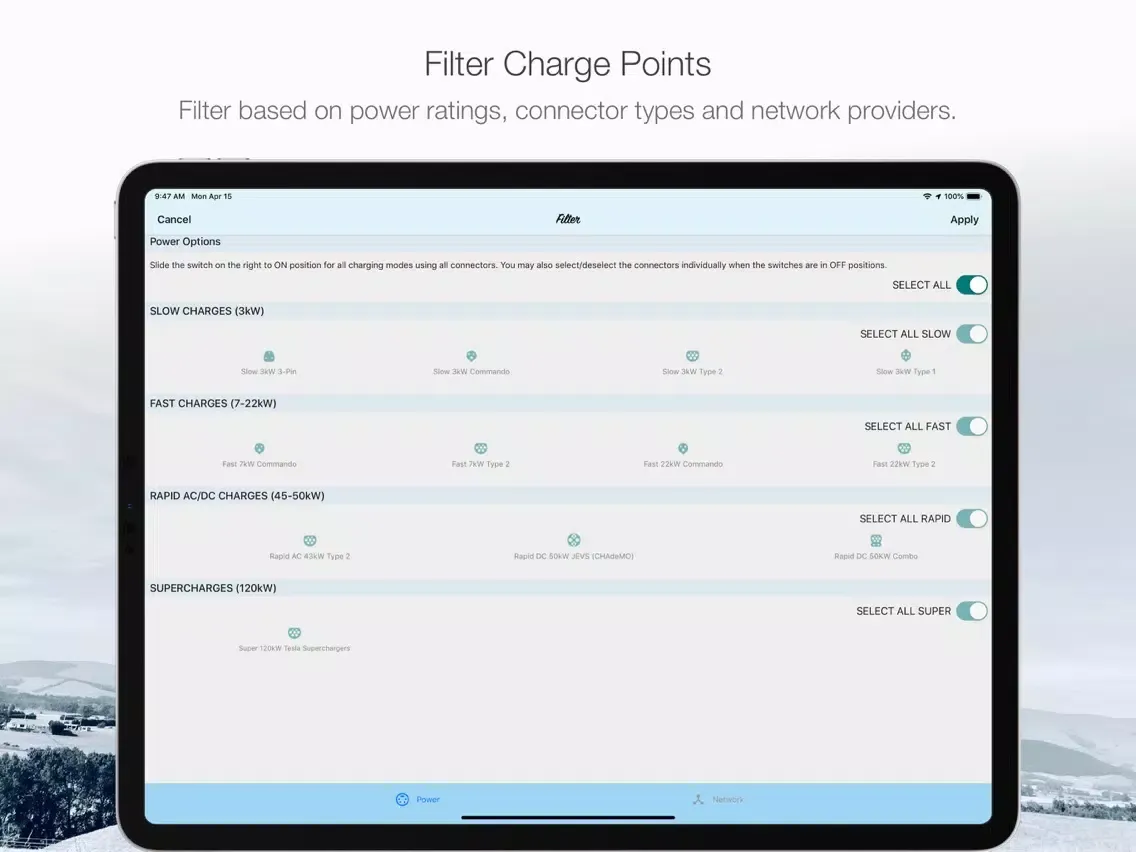 mevCharge iPad  स्क्रीनशॉट