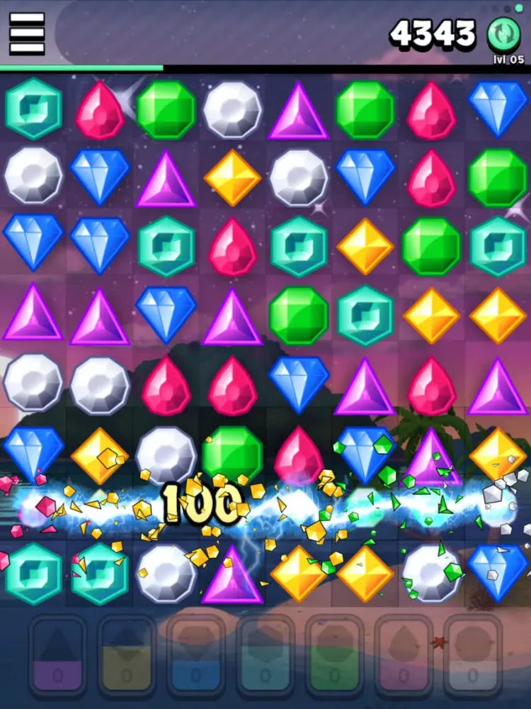 Capturas de tela do Jewels 2 iPad 