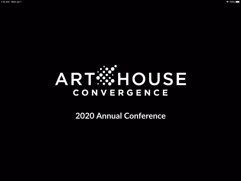Capturas de tela do Art House Convergence 2020 iPad 