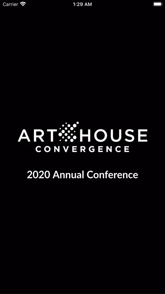 Capturas de tela do Art House Convergence 2020