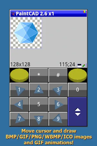 PaintCAD pixel art editor Screenshots