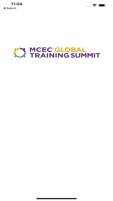 Capturas de tela do MCEC Global Training Summit