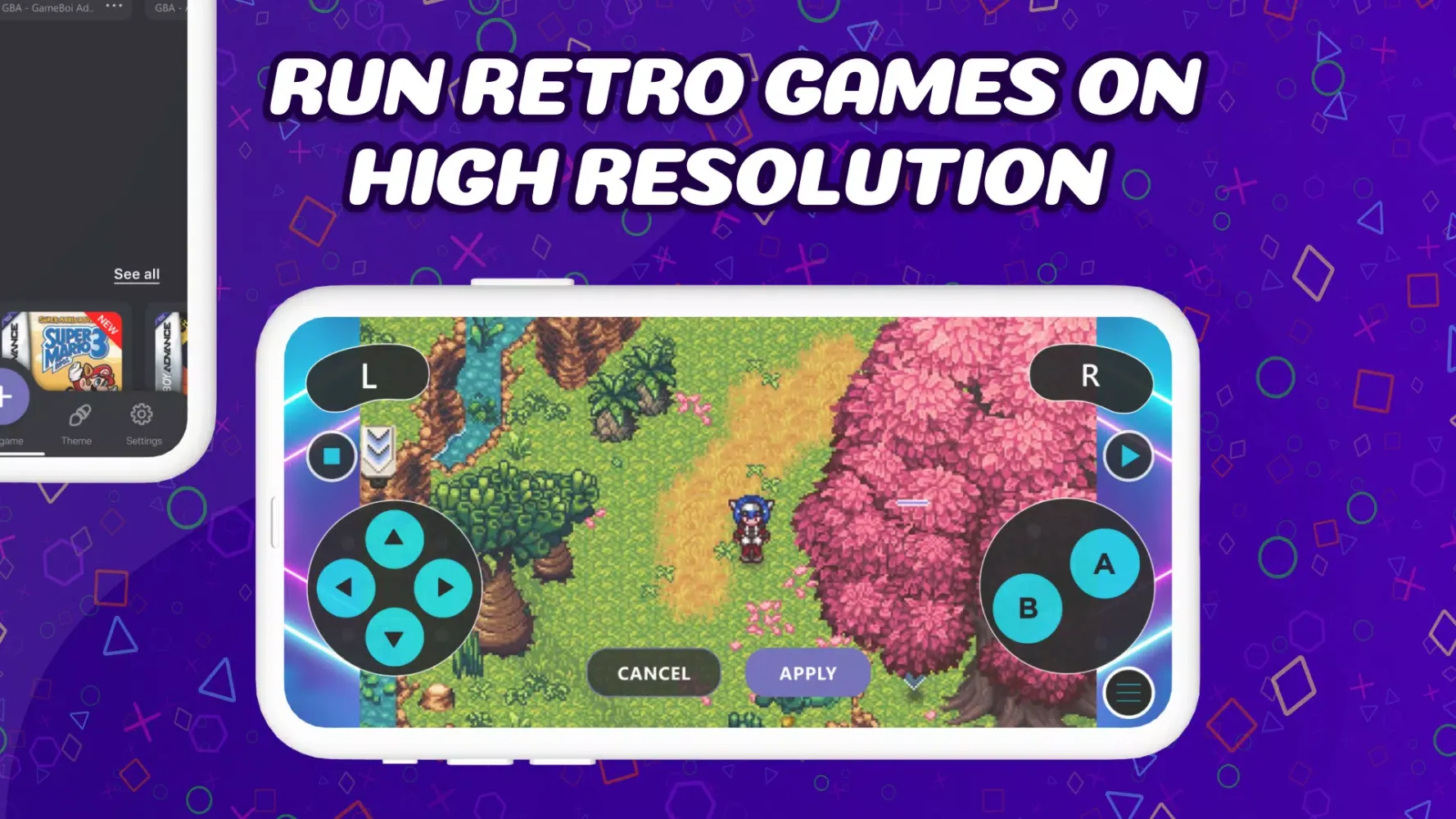 Captures d'écran de GBA Emulator