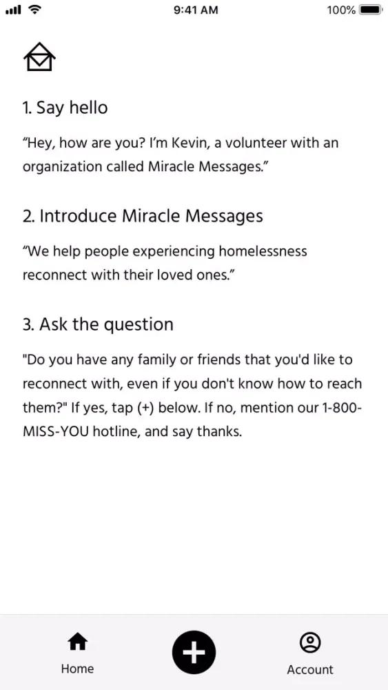 Miracle Messages: Volunteering Ekran Görüntüleri