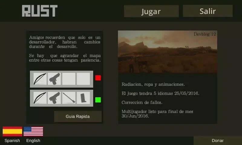 Rust Mobile Screenshots