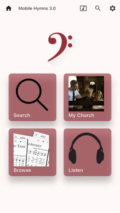 Mobile Hymns Sheet Music Screenshots