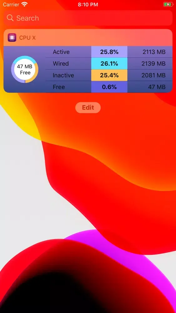 ภาพหน้าจอของ CPU Z - System Dashboard
