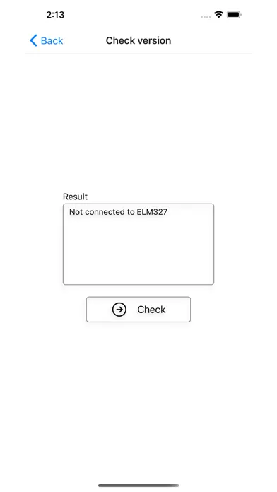 Captures d'écran de ELM327 WiFi Diagnostic